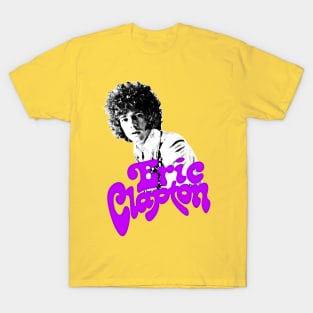 Eric Clapton / Retro Style Fan Art Design T-Shirt